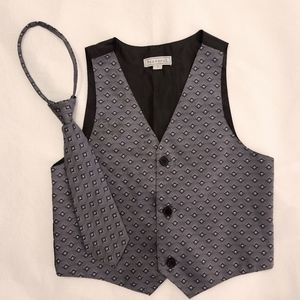Boys Dressy Vest and Tie Set